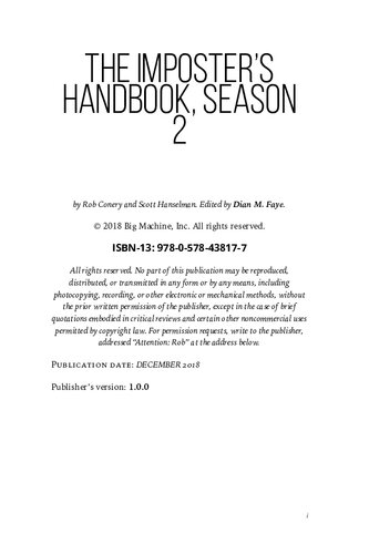 The Imposter's Handbook Season 2