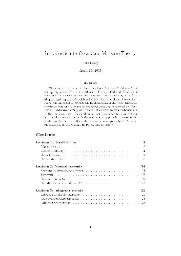 Introduction to geometric measure theory