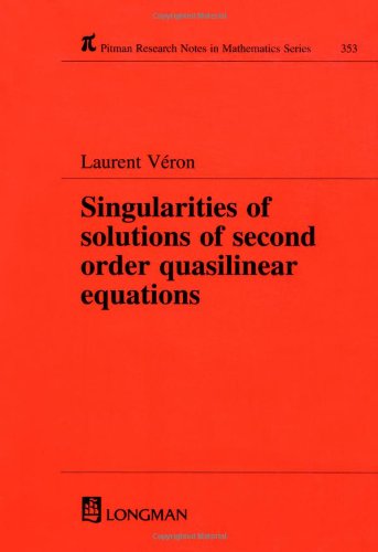 Singularities of Solutions of Second-Order Quasilinear Equations