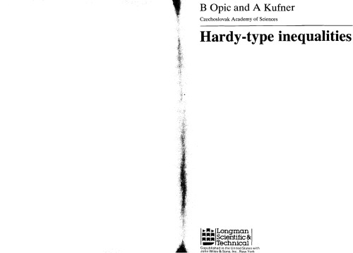 Hardy Type Inequalities