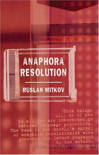 Anaphora Resolution