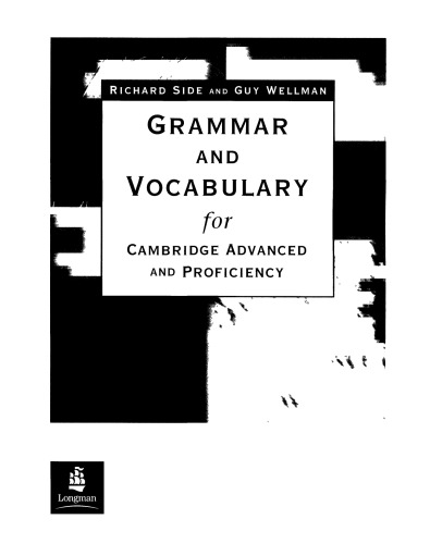 Grammar And Vocabulary For Cambridge Advanced And Proficiency