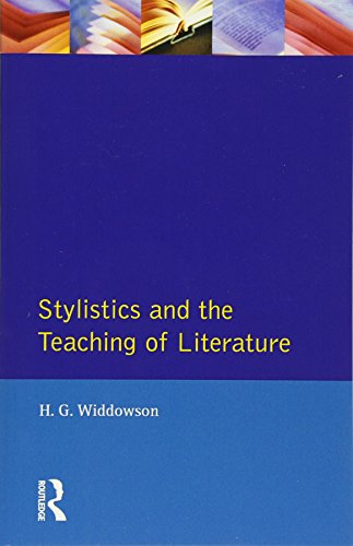 Stylistics and the Teaching of Literature