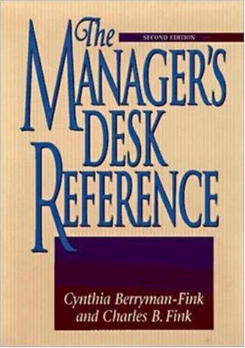 The manager's desk reference