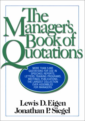 The Manager's Book of Quotations