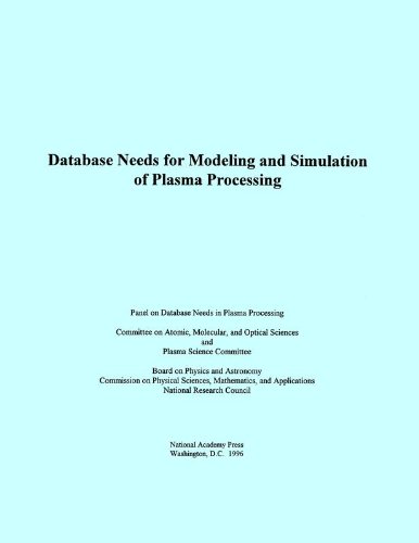 Database Needs for Modeling and Simulation of Plasma Processing