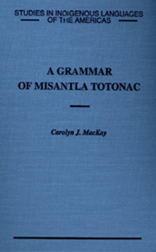 A grammar of Misantla Totonac