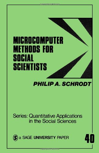 Microcomputer methods for social scientists