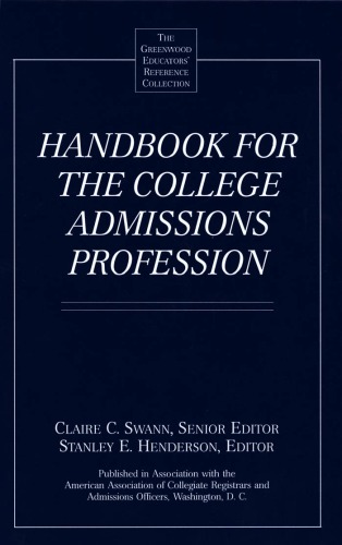 Handbook for the College Admissions Profession