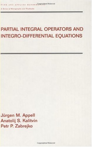 Partial integral operators and integro-differential equations