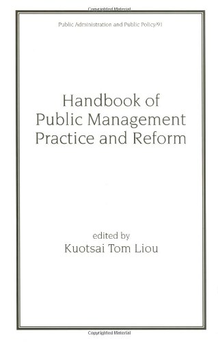 Handbook of public management practice and reform