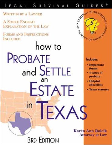 How to probate and settle an estate in Texas