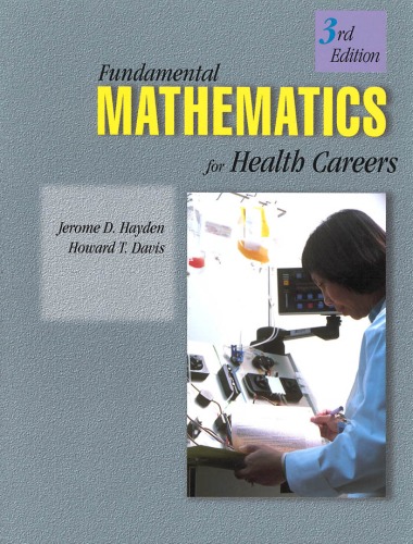 Fundamental mathematics for health careers