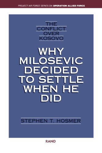 The Conflict Over Kosovo