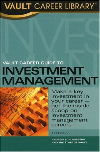 Vault career guide to investment management