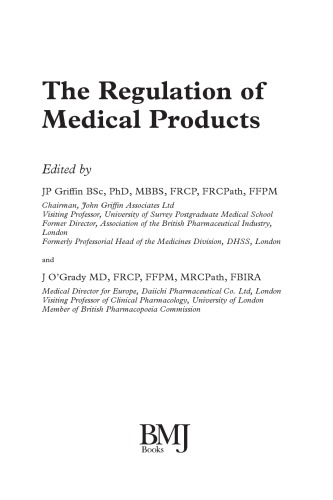 The regulation of medical products