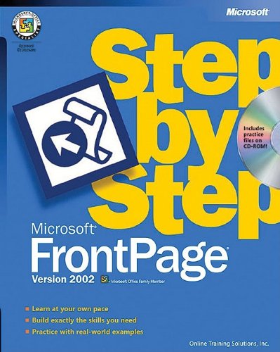 Microsoft FrontPage version 2002 step by step