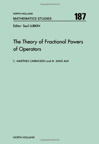 The theory of fractional powers of operators