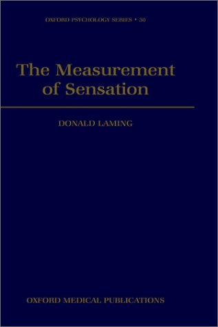 The Measurement of Sensation