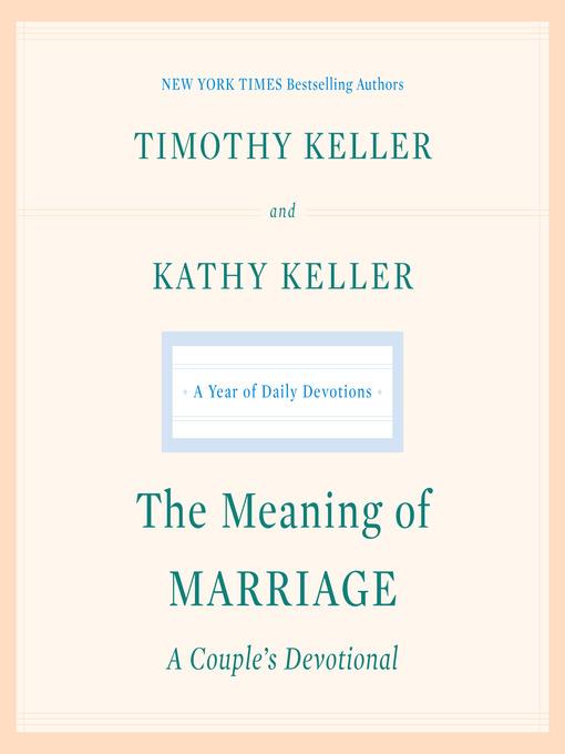 The Meaning of Marriage