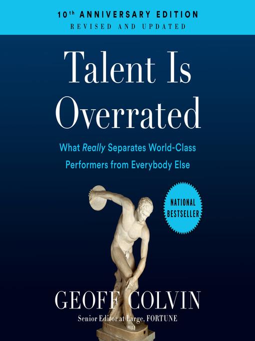 Talent is Overrated