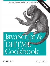 JavaScript &amp; DHTML Cookbook