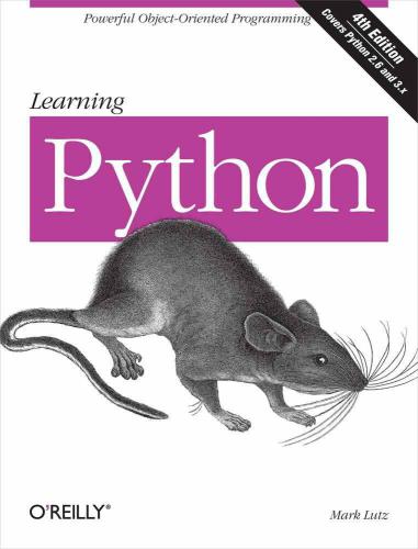 Learning Python Title from resource description page. - Includes index