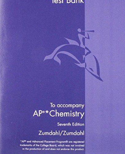 Test Bank to Accompany AP Chemistry