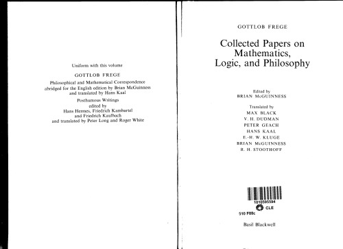 Collected Papers on Mathematics, Logic, and Philosophy