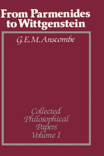 Collected Philosophical Papers, Volume 1