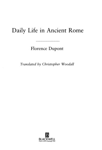 Daily Life in Ancient Rome