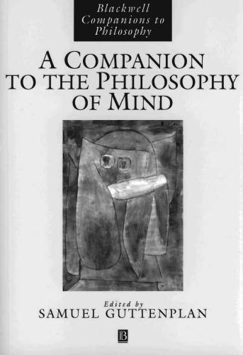 A Companion to the Philosophy of Mind