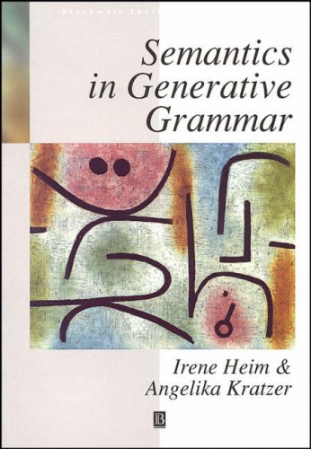 Semantics in Generative Grammar