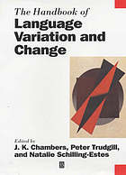 The Handbook of Language Variation and Change