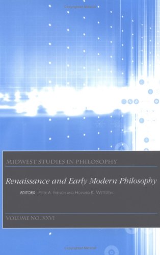 Renaissance Early Philosophy V26