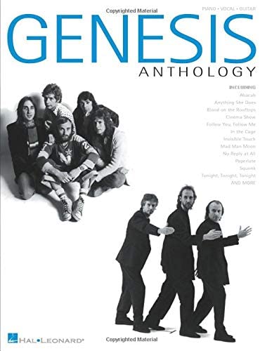 Genesis Anthology Piano, Vocal and Guitar Chords