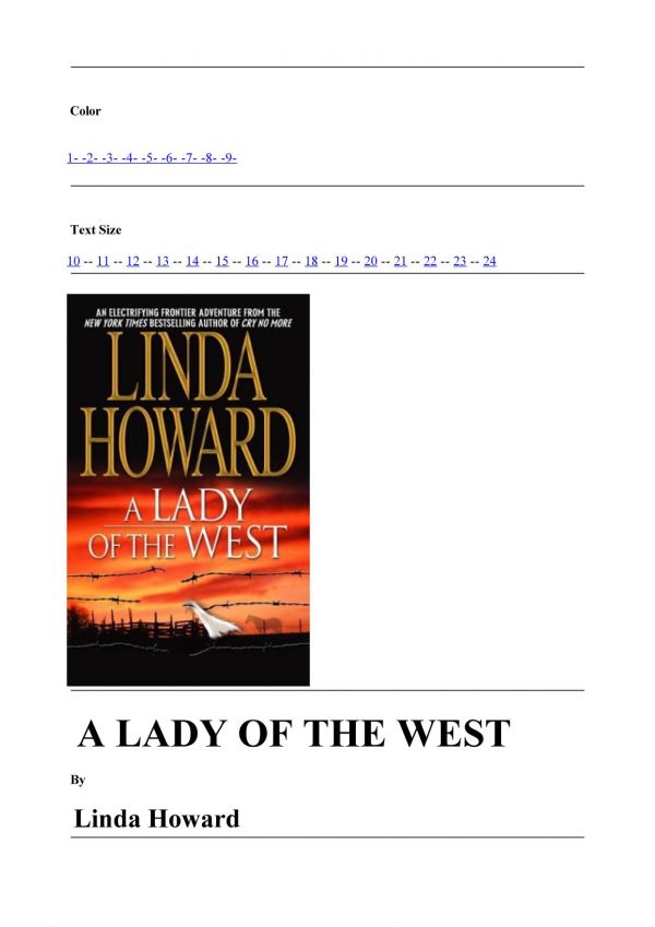 A Lady of the West