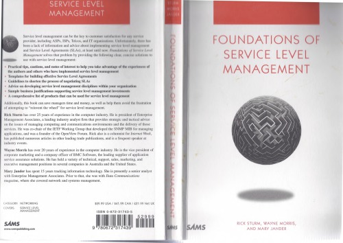 Foundations of Service Level Management