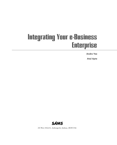 Integrating Your E-Business Enterprise