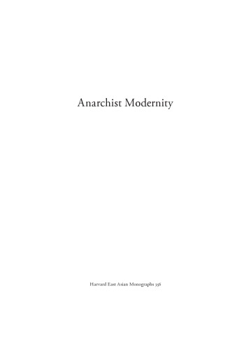 Anarchist Modernity