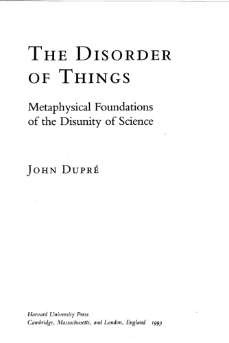 The Disorder of Things