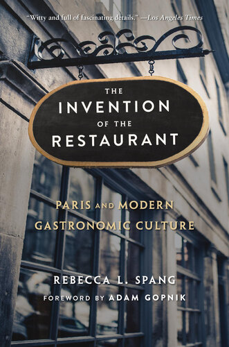 The Invention of the Restaurant