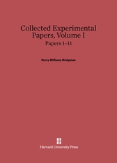 Collected Experimental Papers. Volume I Papers 1-11