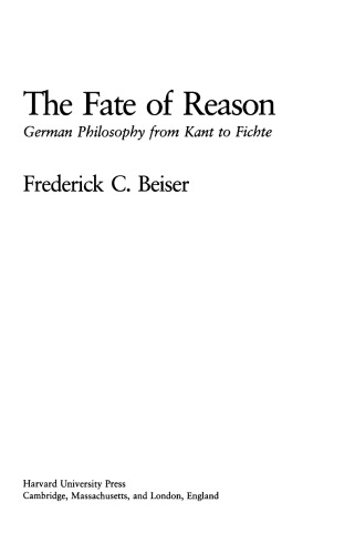 The Fate Of Reason