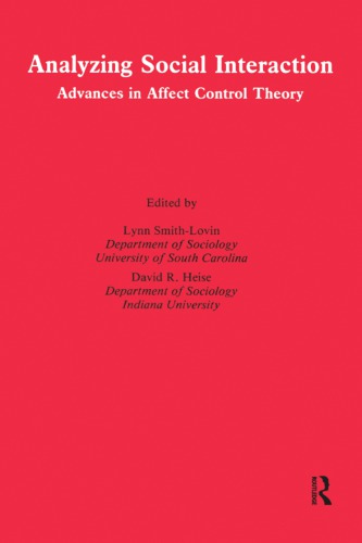 Analyzing Social Interact