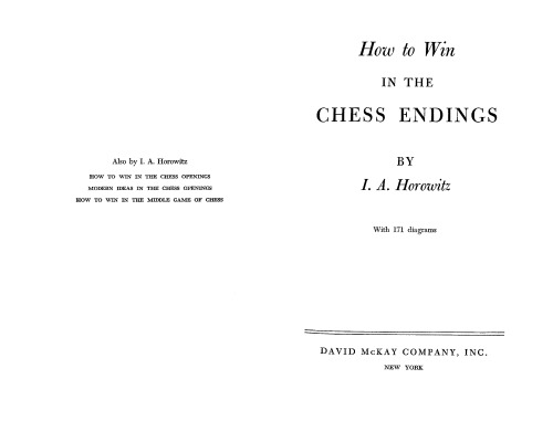 How to Win in the Chess Endings