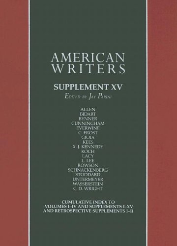 American Writers, Supplement XV