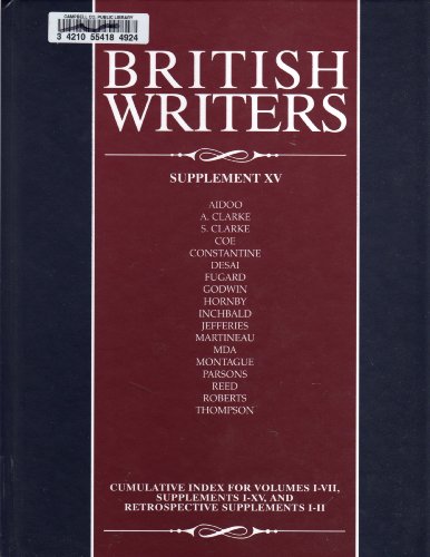 British Writers, Supplement XV