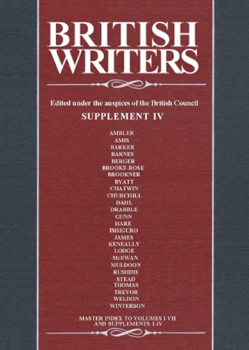 British Writers, Supplement IV