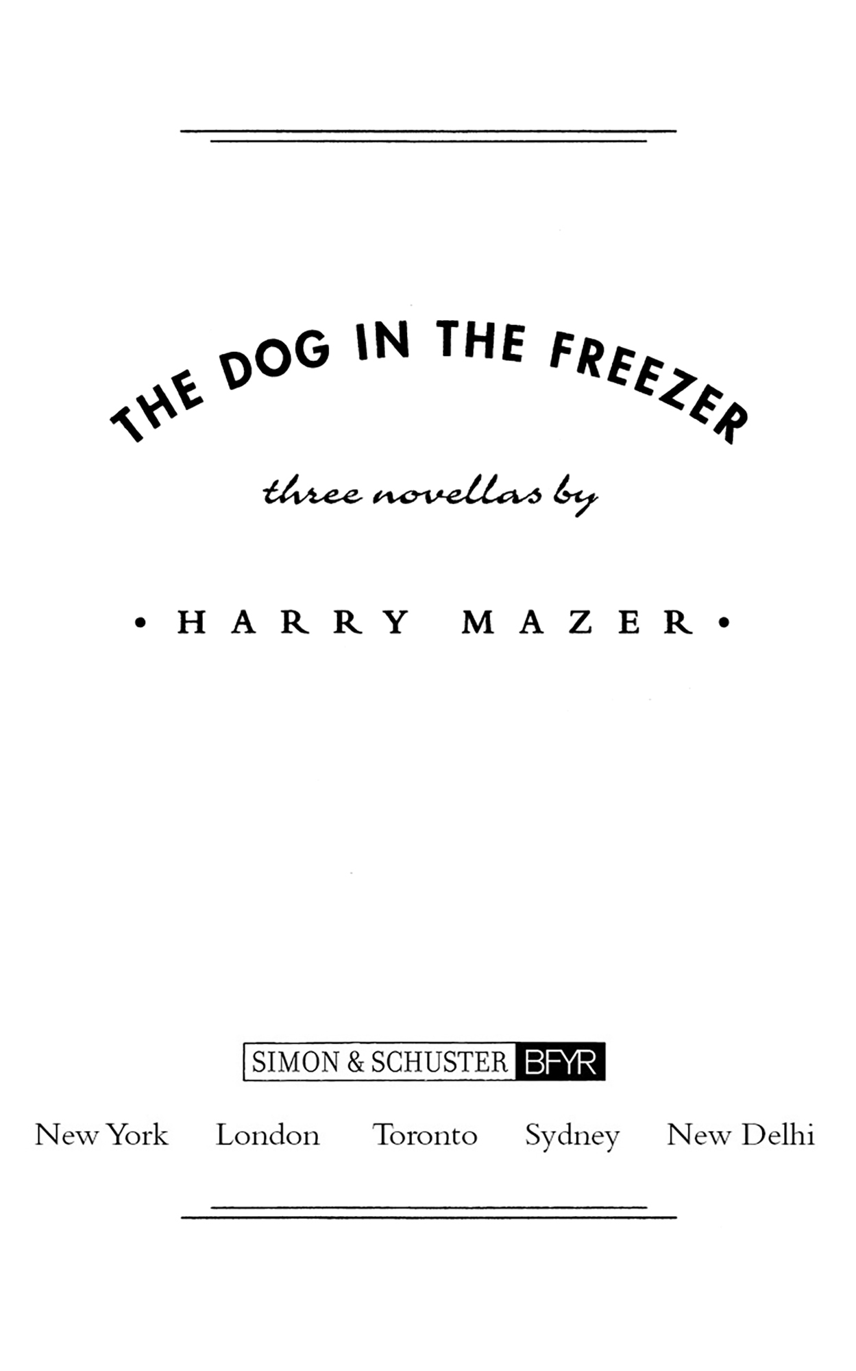 The Dog in the Freezer